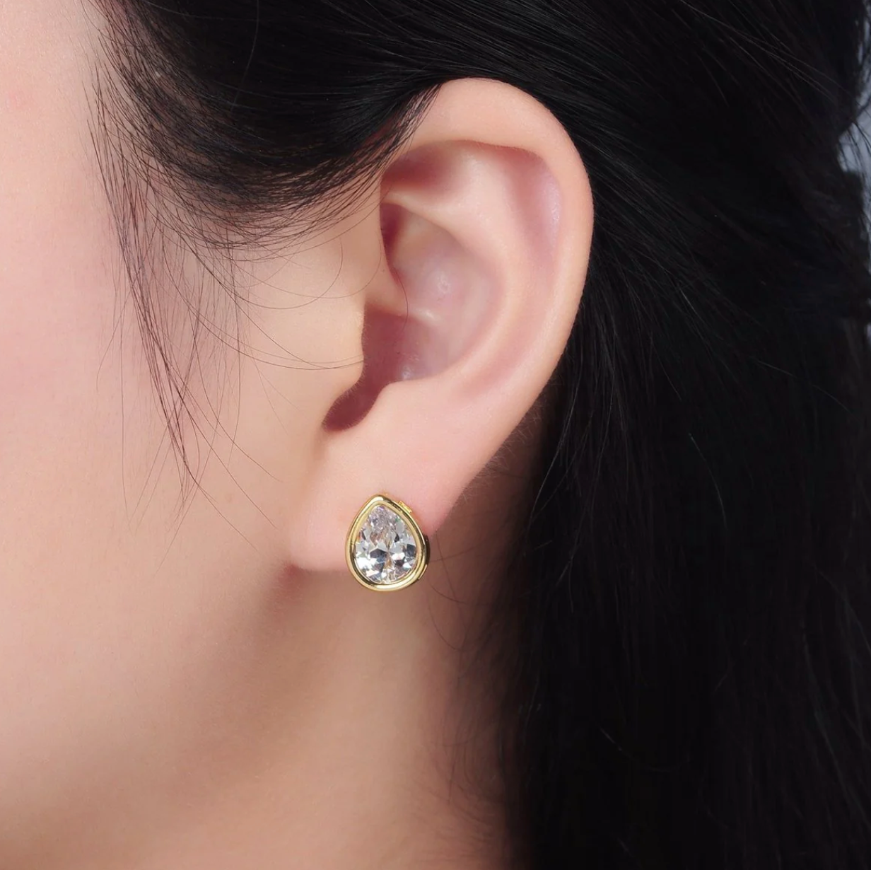 CZ Tear Studs