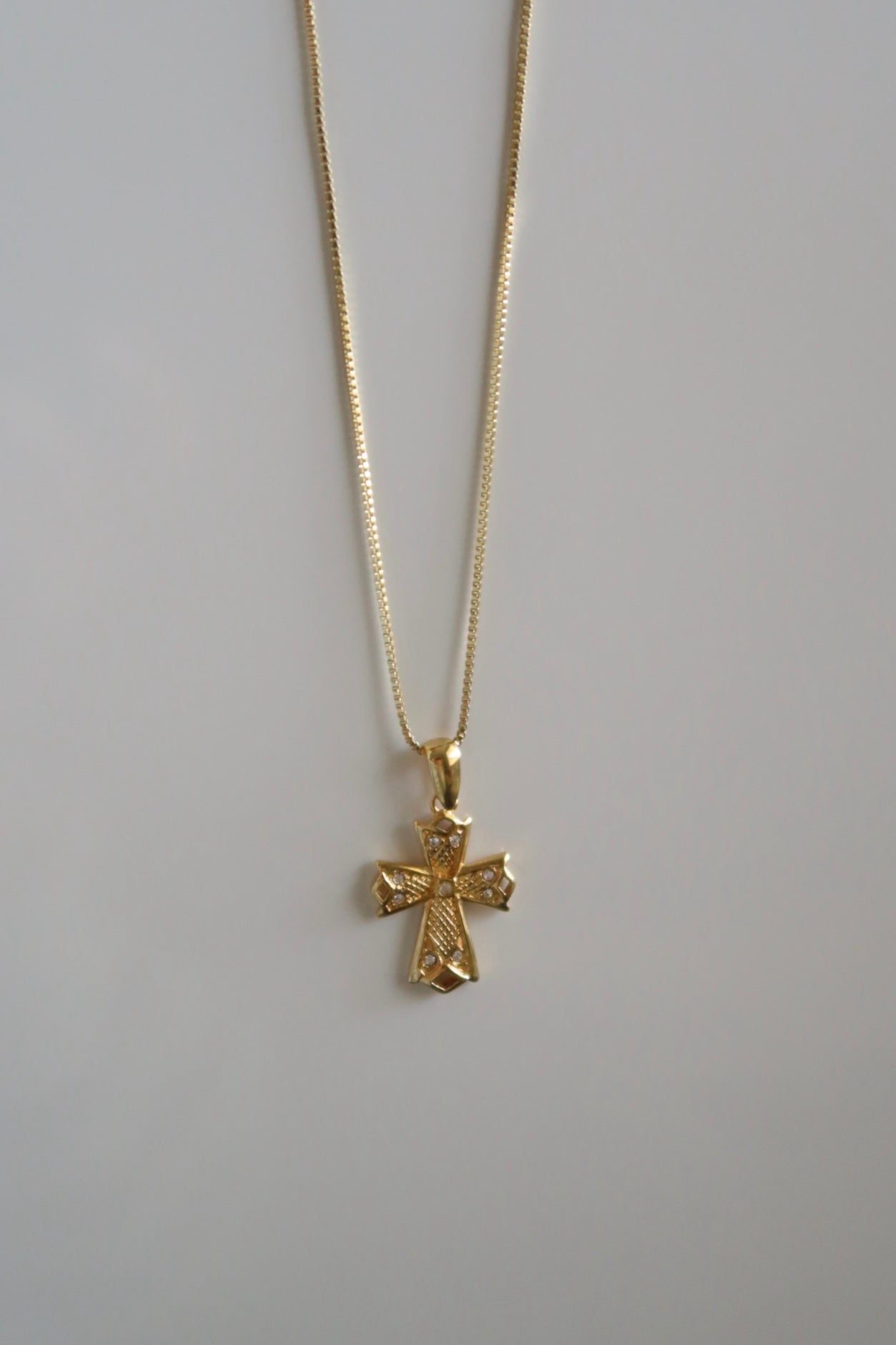 Lena Cross Necklace